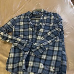 Half way button down blue Tommy Hilfiger flannel